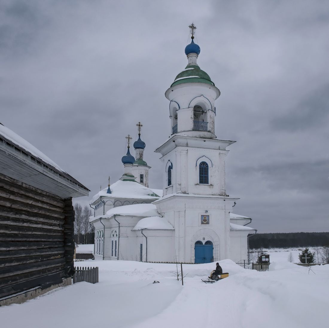 Церковь Покрова Пресвятой Богородицы, Тотемский район, деревня Устье